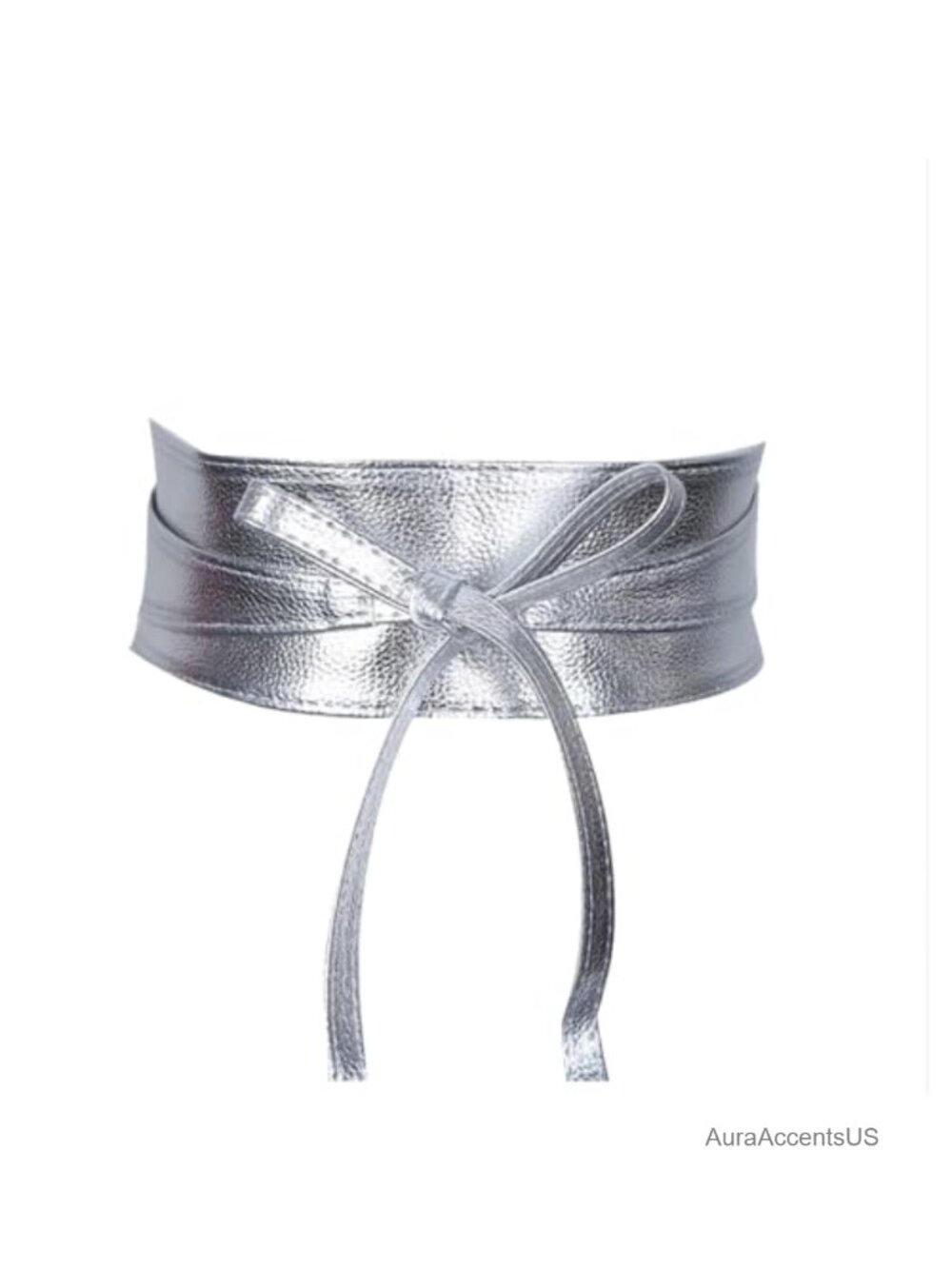 Faux Leather Wrap Obi Belt for Women Tie Waist Cinch Belt Dress Belt